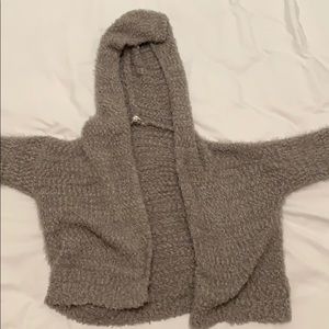 Hooded cardigan